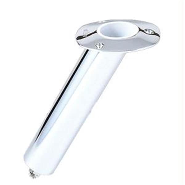 Perfectpitch Lee's Tackle Inc. 30 Degree Stainless Steel Swivel Base Flush Mount Rod Holder PE2927457 - main